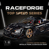 1:8 Concept Supercar Building Set — Gloss Black & Gold