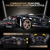 1:8 Concept Supercar Building Set — Gloss Black & Gold