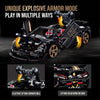 1:8 Concept Supercar Building Set — Gloss Black & Gold