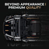 1:8 Concept Supercar Building Set — Gloss Black & Gold