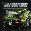 1:8 Concept Supercar Building Set — Metallic Green