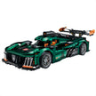 A 3,537-piece 1:8 electroplated racing-green endurance concept car with scissor doors, 3-speed gearshift and steering linkage. Static display, RC-upgradeable with motorized lift wing. Collectible model, 14+.