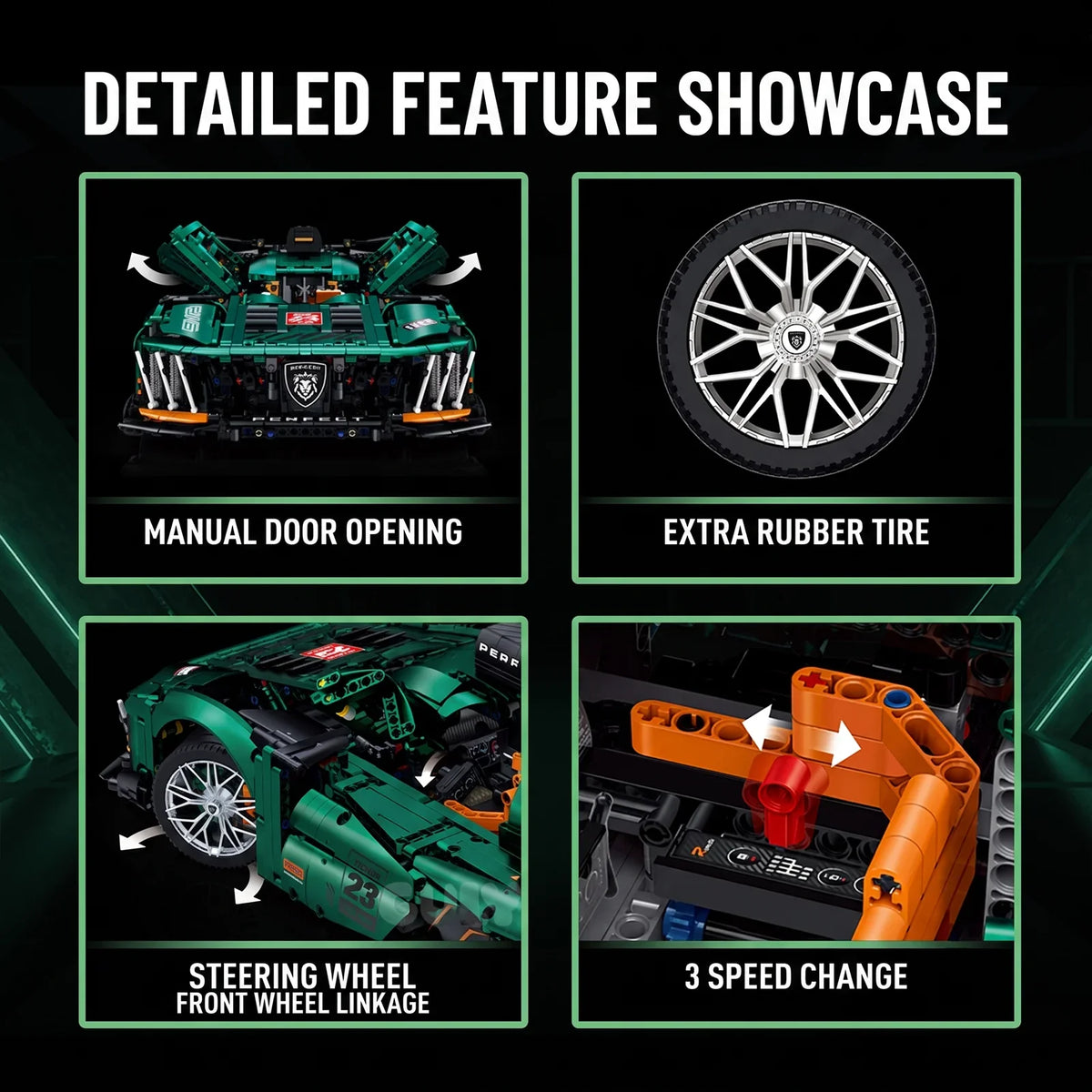 1:8 Endurance Concept Racer — Green