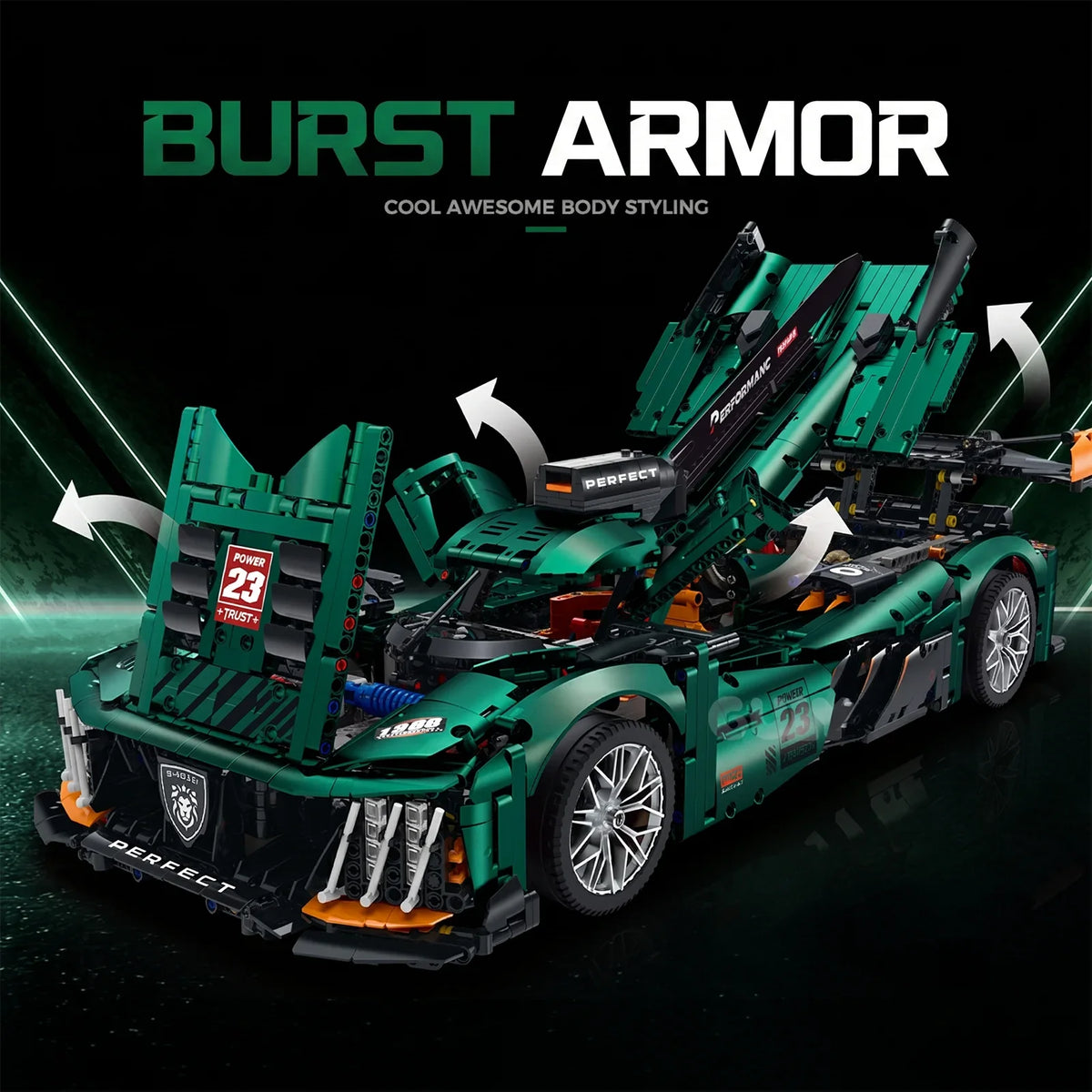 1:8 Endurance Concept Racer — Green