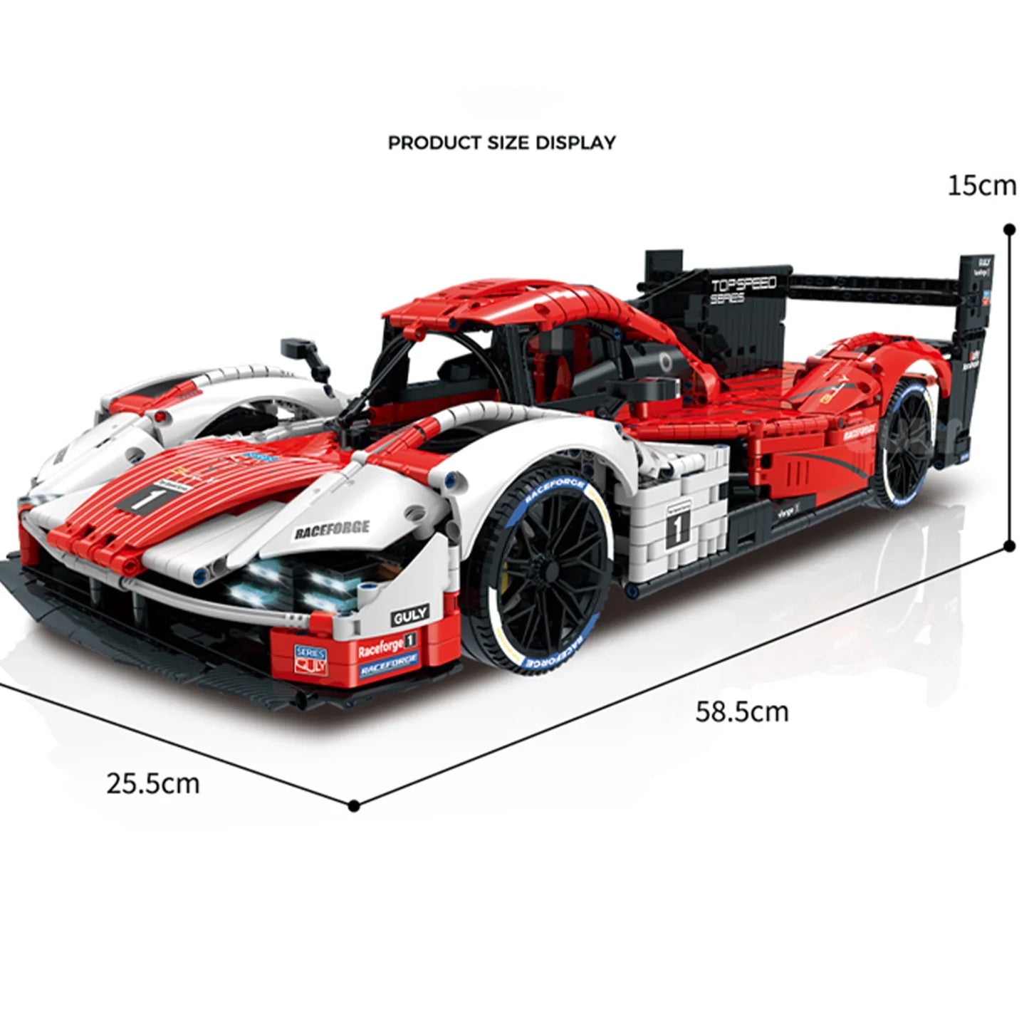1:8 Endurance Racing Hypercar — Red White