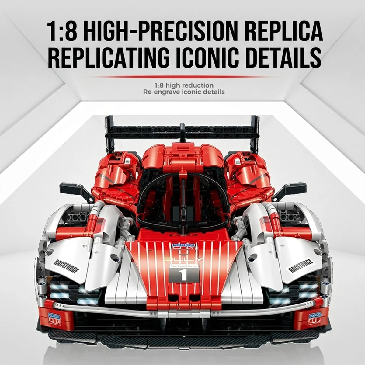 1:8 Endurance Racing Hypercar — Red White