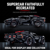 Armored 1:8 Concept Supercar — Matte Black