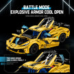 1:8 Track Concept Supercar Building Set — Yellow