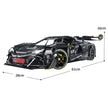 1:8 Track Supercar Building Set — Meteorite Black