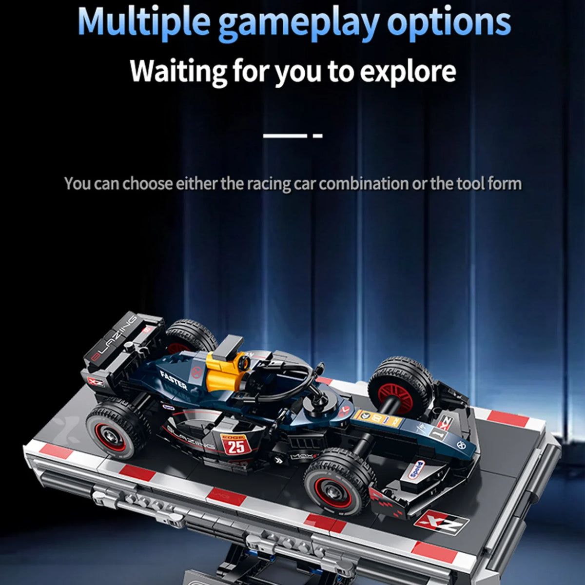 Grand Prix Formula Race Car Building Blocks