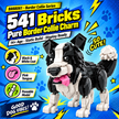 Border Collie Brick Model – Poseable Dog with Wagging Tail Building Set