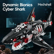 Cyberpunk Mechanical Shark Building Blocks