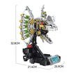 Motorized Dilophosaurus Skull Building Kit