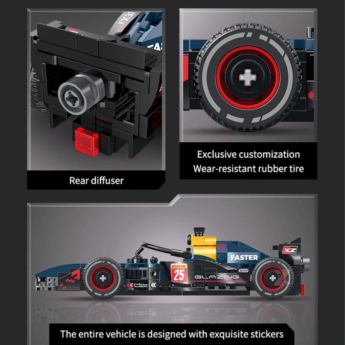 Grand Prix Formula Race Car Building Blocks