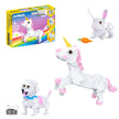Build a Dreamy Trio: 3-in-1 Unicorn, Bunny & Puppy Micro Brick Set