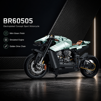 1:5 Electroplated Concept Sport Motorcycle Building Set