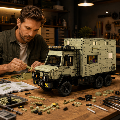 Built for the Wild: Expedition Camper Truck Building Set