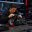 1:5 Motorcycle Building Set – 2050 Pieces, 3-Speed Gearbox