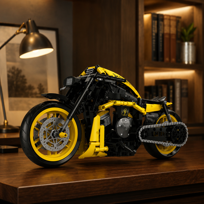 1:8 Power-Cruiser Motorcycle Building Kit