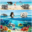 Build a Mini Ocean World: 12 Sea & Polar Animals in One Micro Brick Set