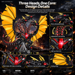 Three-Headed Mechanical Dragon Building Set