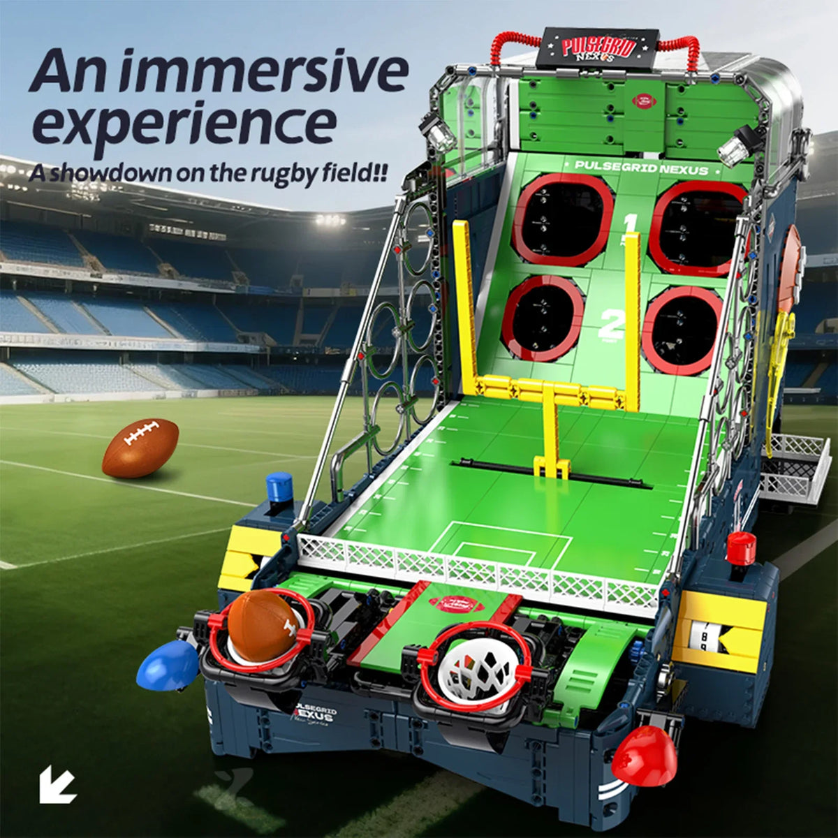 Tabletop American Football Building Blocks