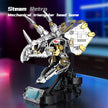 Motorized Triceratops Skull Building Kit