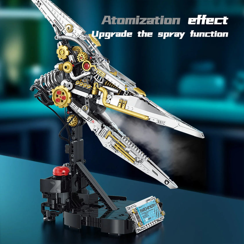 Motorized Pterosaur Skull Building Kit