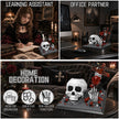 Gothic Skull Pen Holder Building Set – Dark Desk Art That Holds Your Pens