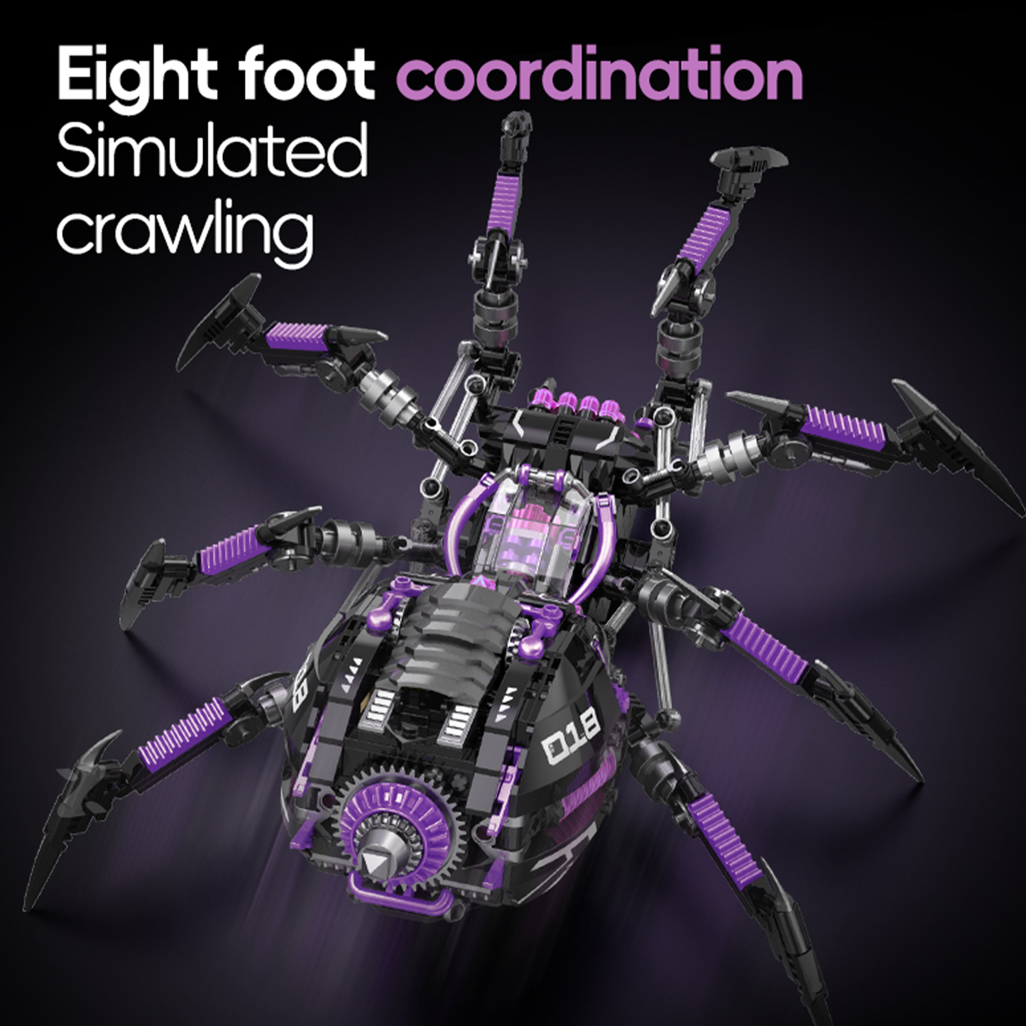 Cyberpunk Mechanical Spider Building Blocks