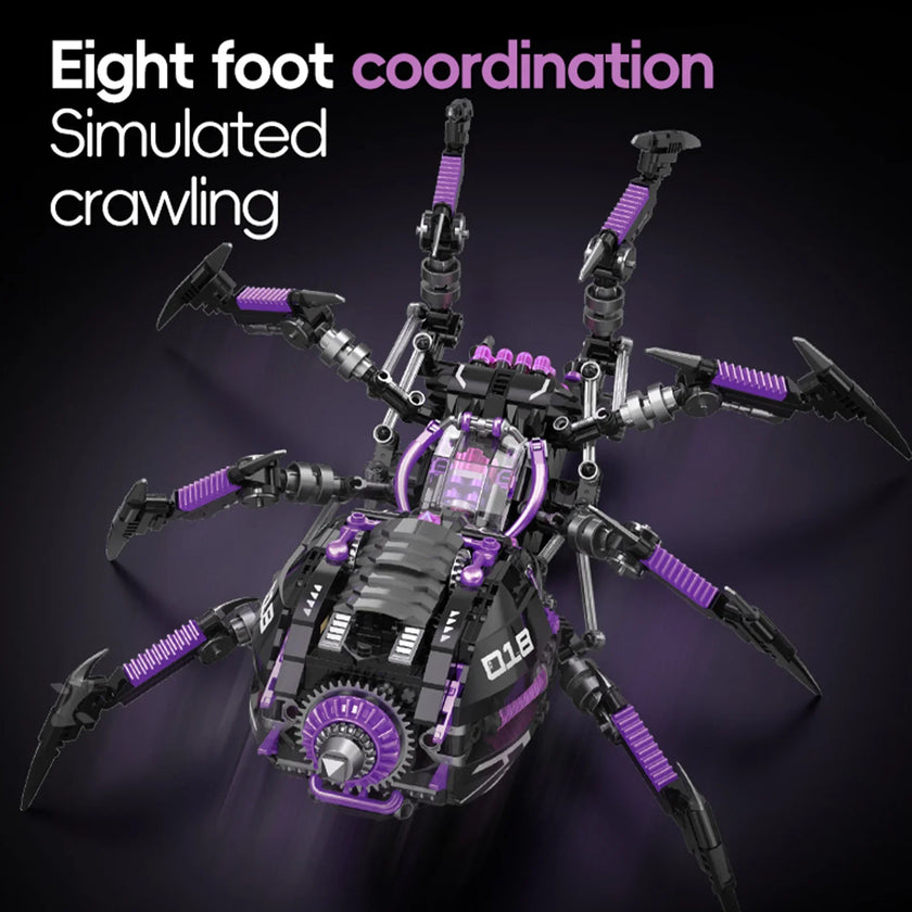 Cyberpunk Mechanical Spider Building Blocks