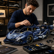 1:8 Combat Hypercar Building Set — Starry Blue