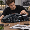 1:8 Concept Supercar Building Set — Samurai Black