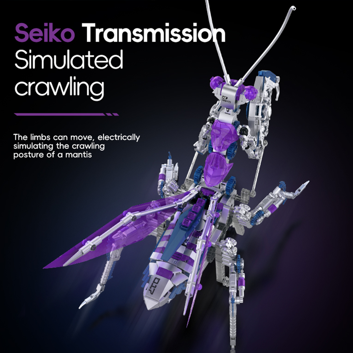 Cyberpunk Bionic Mantis Building Blocks