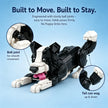 Border Collie Brick Model – Poseable Dog with Wagging Tail Building Set