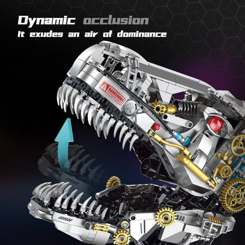 Motorized T-Rex Skull Building Kit