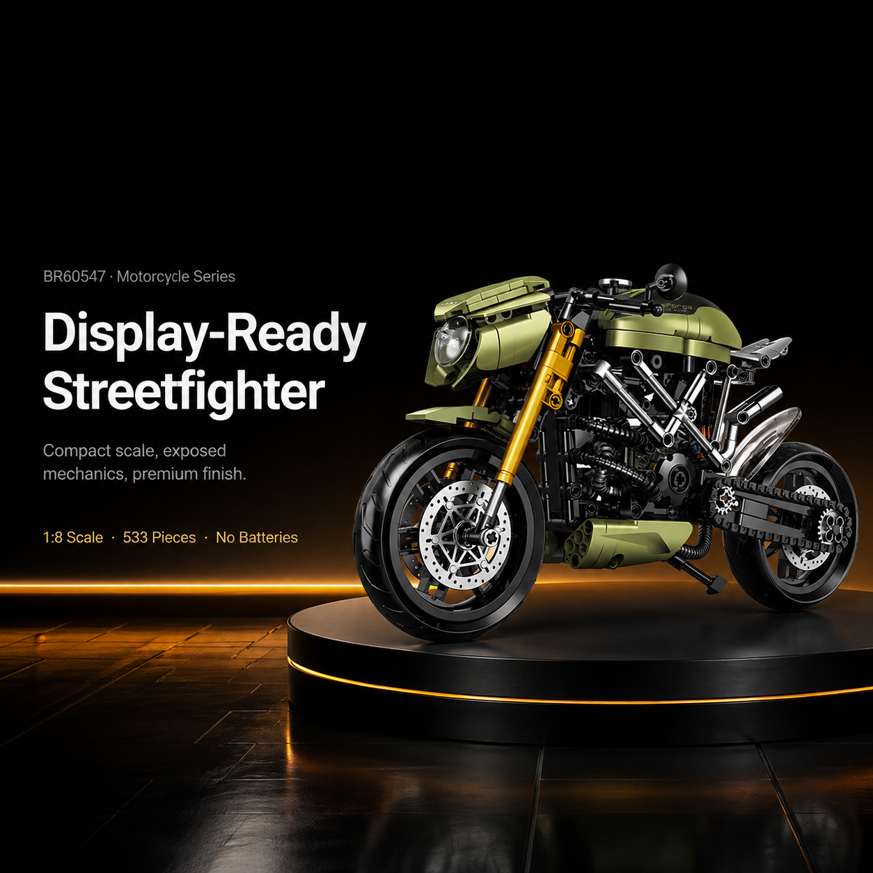 1:8 Streetfighter Motorcycle Building Kit