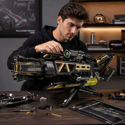 Motorised Rotary-Barrel Kinetic Blaster Building Kit