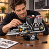 V2 Engine Mechanical Building Blocks Kit – 846-Piece Lights & Sound