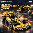 Formula Racing Car Building Set — Yellow/Black