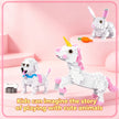 Build a Dreamy Trio: 3-in-1 Unicorn, Bunny & Puppy Micro Brick Set