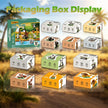 Build Your Own Safari: 12 Mini Animal Brick Models for Desk & Shelf