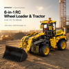 6-in-1 RC Wheel Loader Building Set