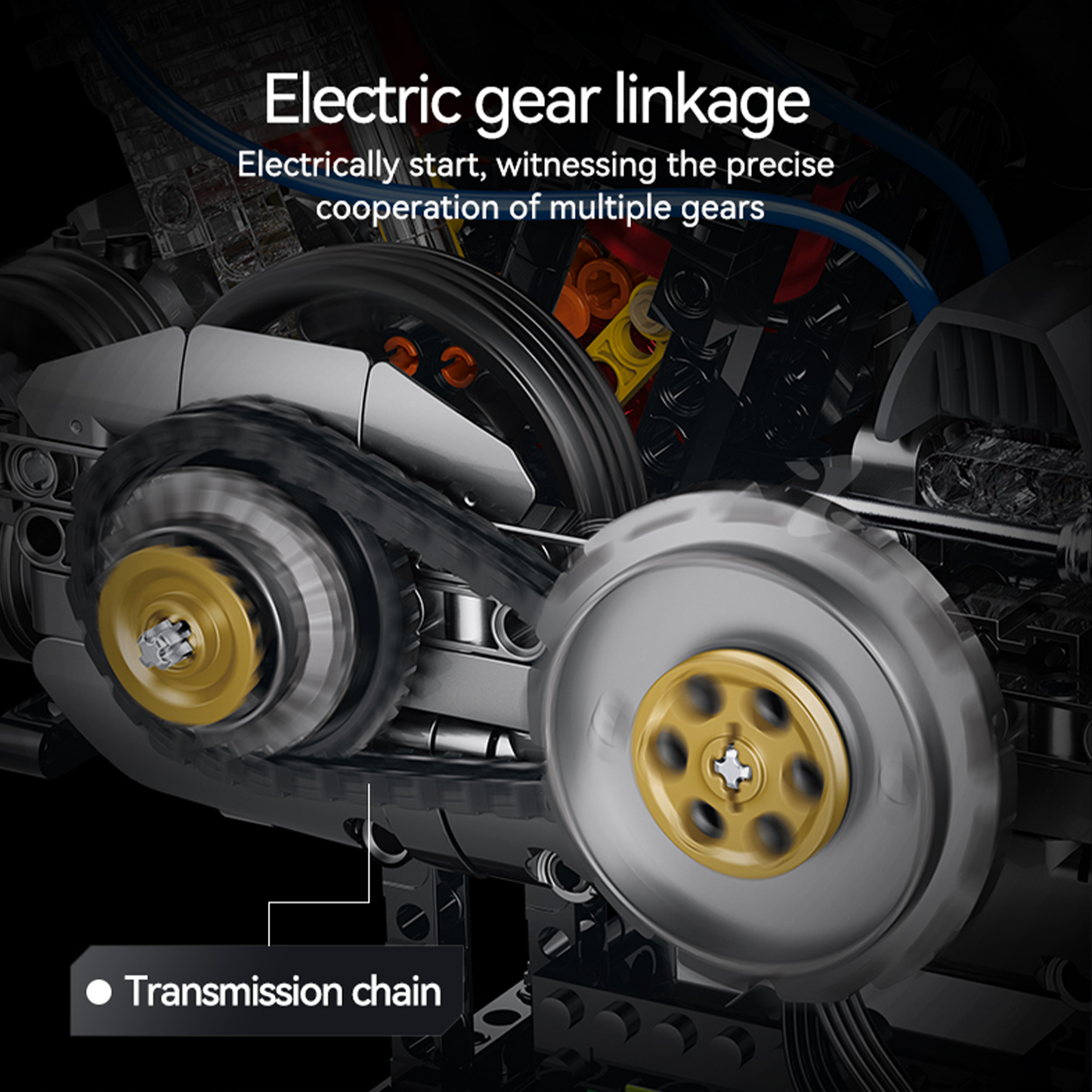 Cover Head V-Twin Engine Building Blocks