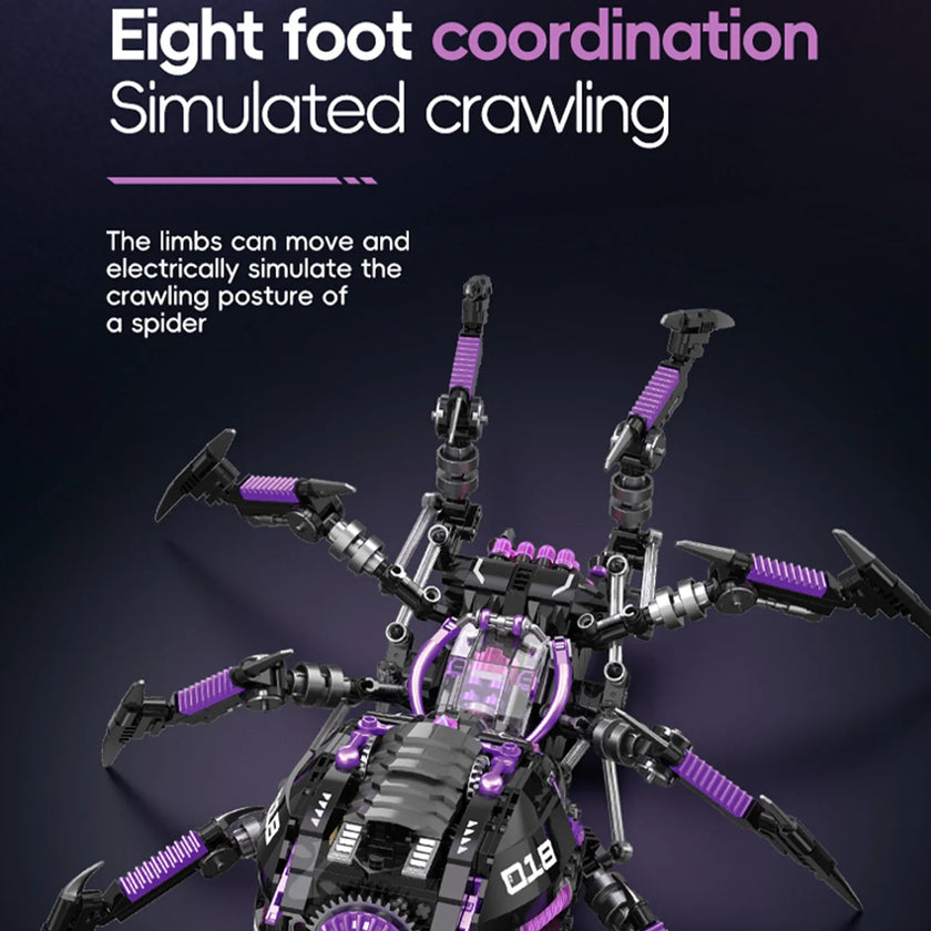 Cyberpunk Mechanical Spider Building Blocks
