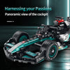 Formula Racing Car Building Set — Black/Teal
