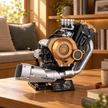 L4 Engine Model – Build a Working Engine with Spray & Sound Building Set