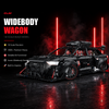 1:8 Widebody Modified Wagon Building Set — Matte Black