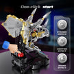 Motorized Triceratops Skull Building Kit