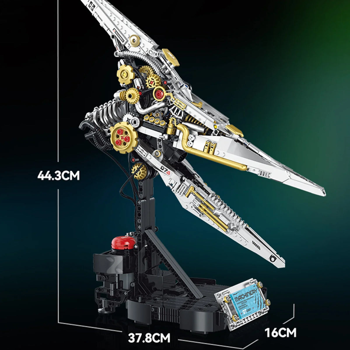 Motorized Pterosaur Skull Building Kit